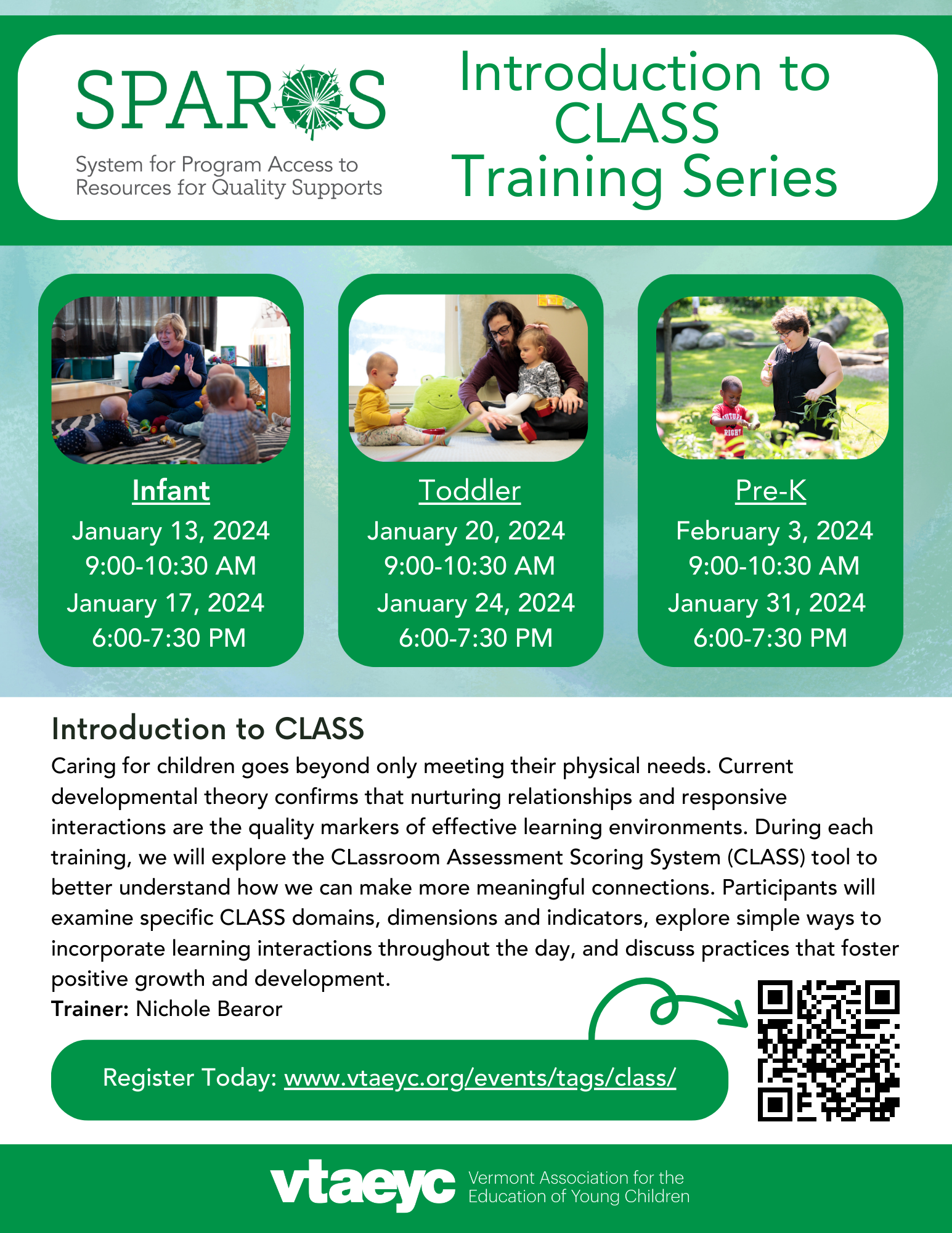 Introduction to CLASS Training Series