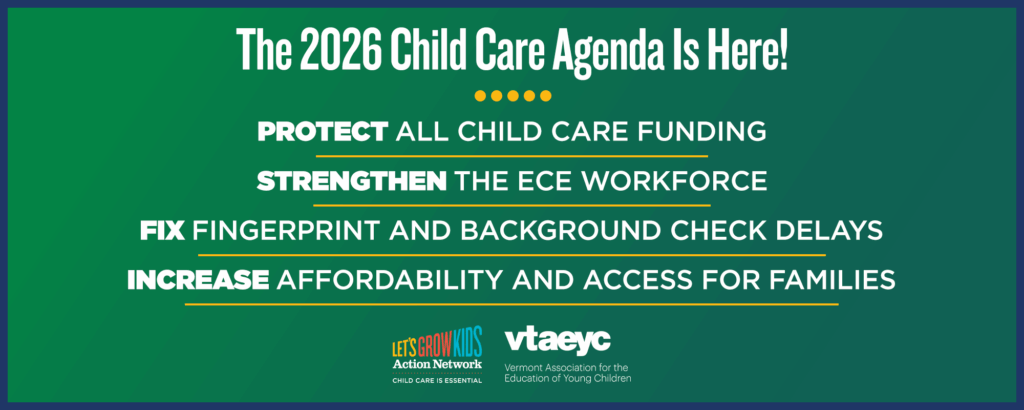 Landscape tile displaying 2026 Child Care Agenda